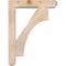 Ekena Millwork Westlake Craftsman Smooth Bracket w/ Offset Brace, Douglas Fir, 5 1/2"W x 24"D x 32"H BKT0604X24X32WTL04SDF - alternate 2